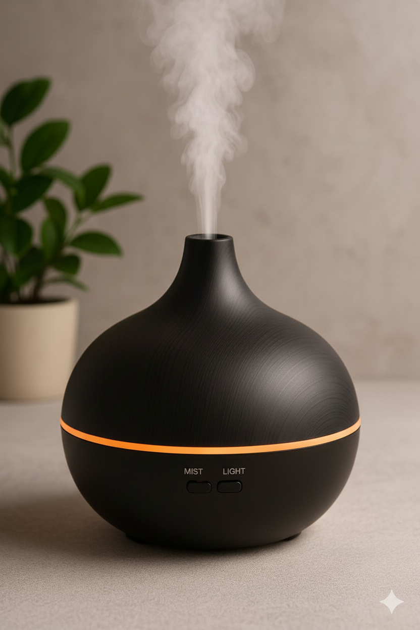 🌸 Diffuseur d’Huiles Essentielles – Détente, bien-être et aromathérapie à la maison