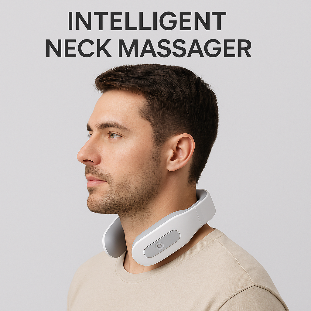 💆‍♀️ Masseur Cervical Intelligent – Soulagez les tensions, détendez votre cou et votre esprit