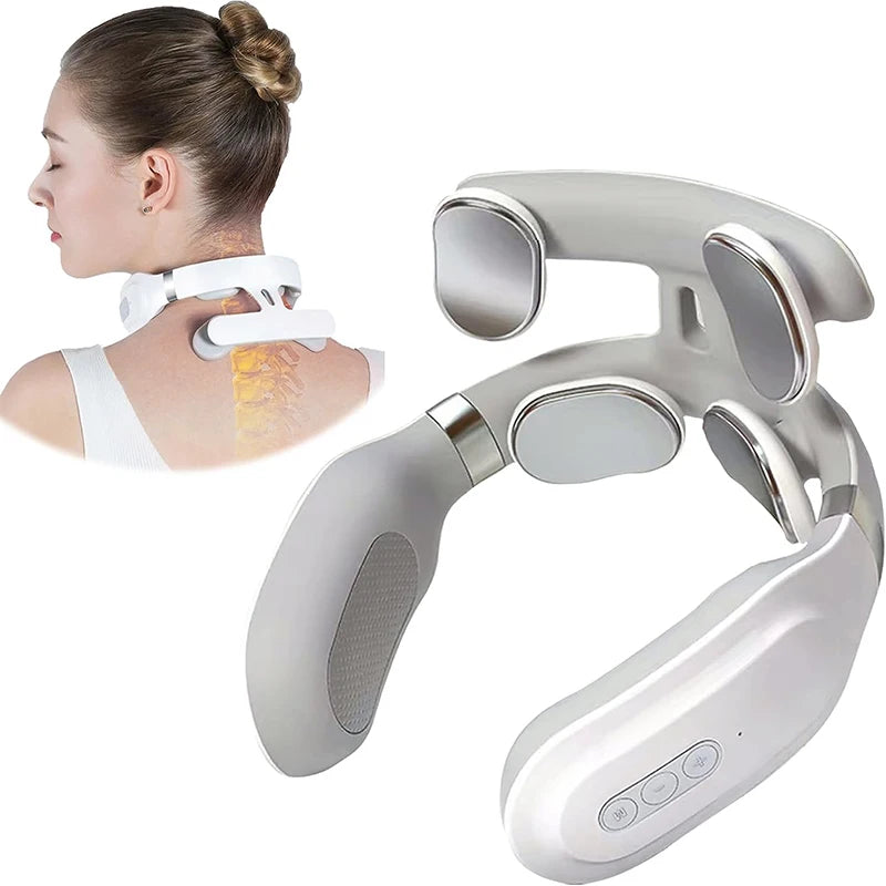 💆‍♀️ Masseur Cervical Intelligent – Soulagez les tensions, détendez votre cou et votre esprit